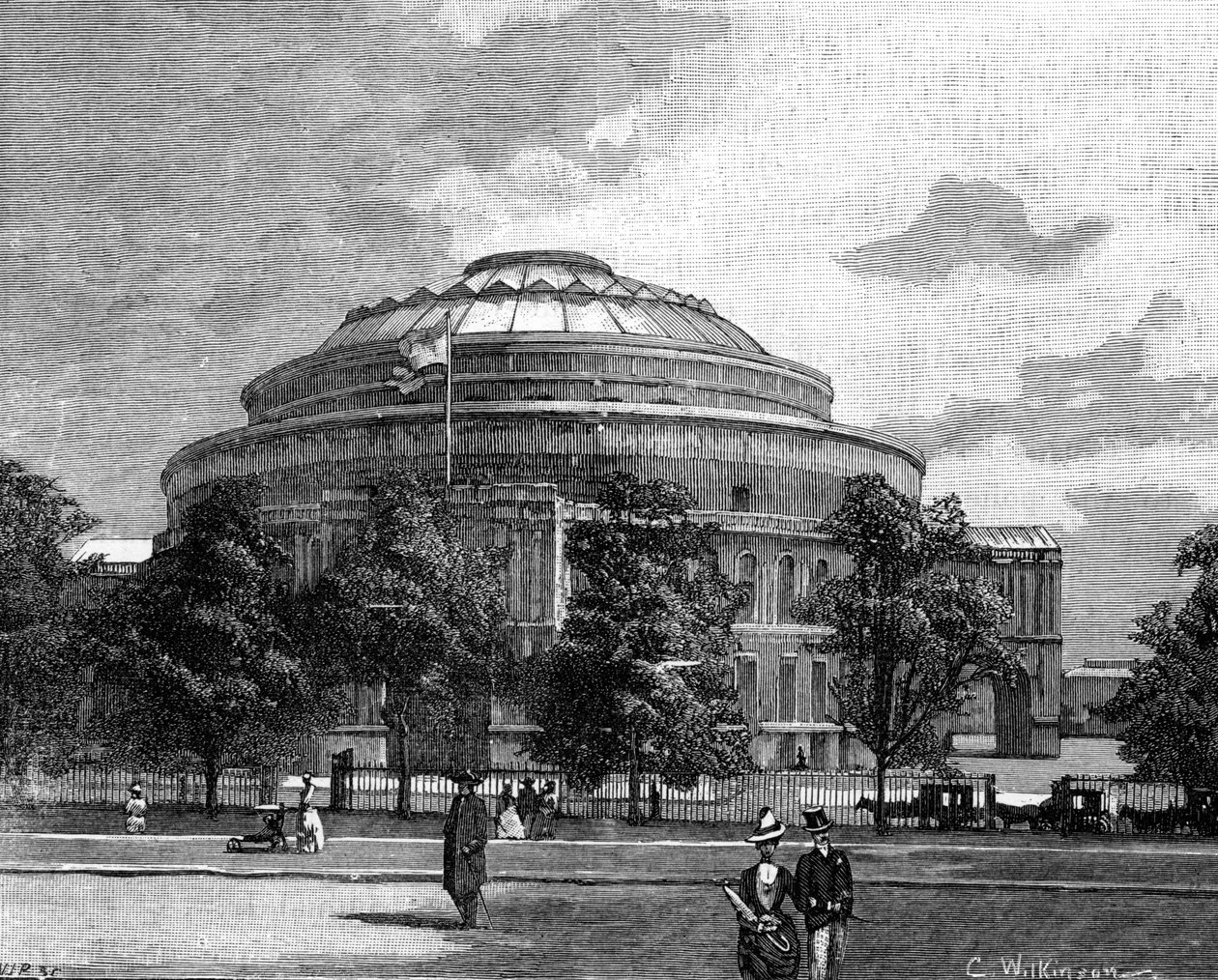 Royal Albert Hall, Kensington, London, 1900 av Unbekannt