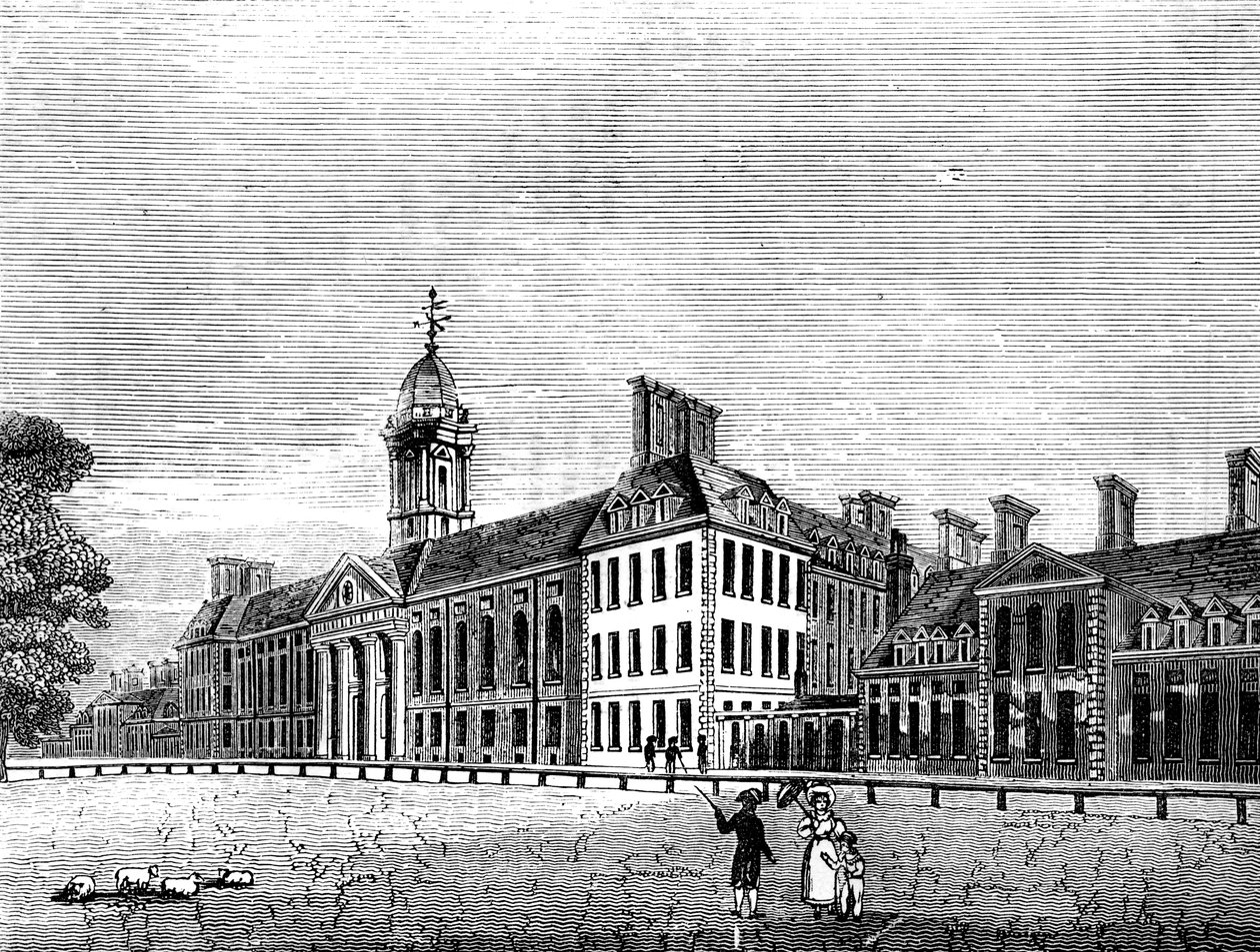 The Royal Hospital, Chelsea, London, 1800-talet av Unbekannt