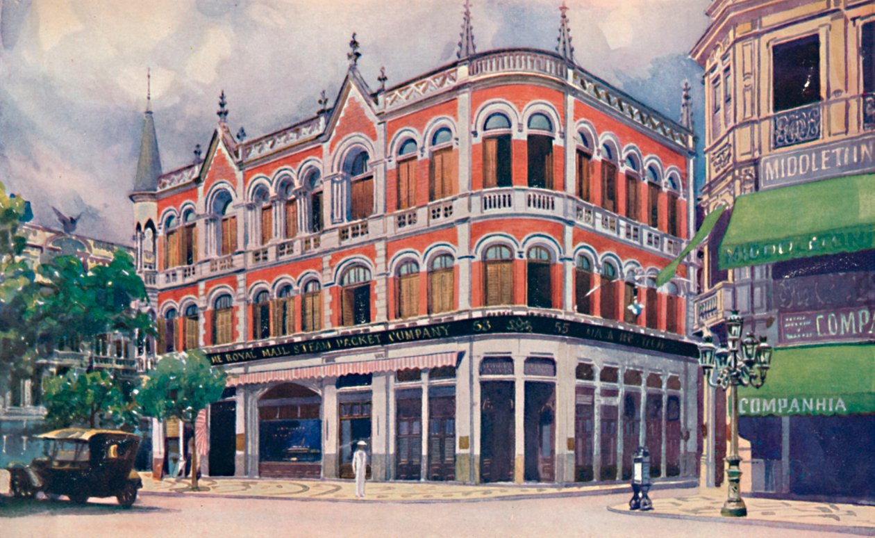 Royal Mail Steam Packet Companys kontor, Avenida Rio Branco., 1914 av Unbekannt