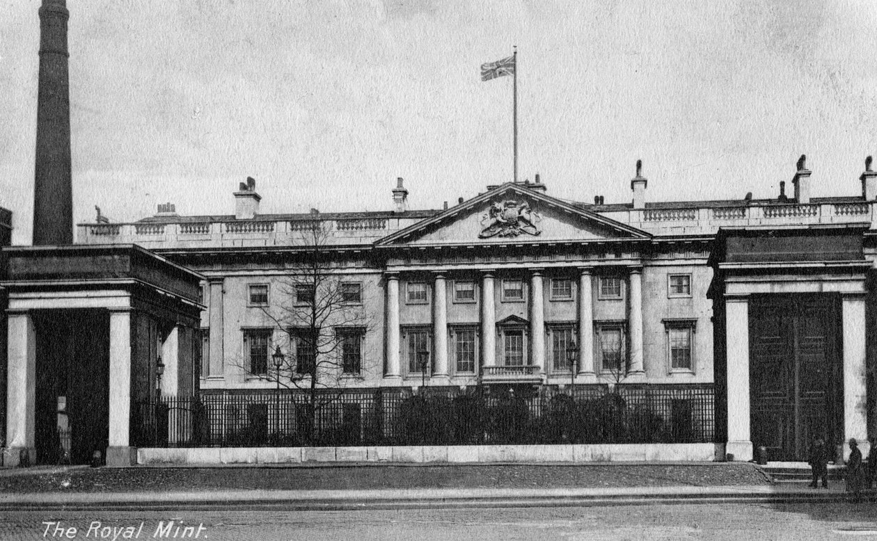 The Royal Mint, Tower Hill, London, tidigt 1900-tal av Unbekannt