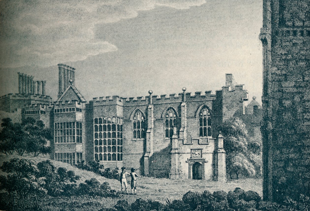 Ruinerna av Cowdray House, nära Midhurst, Sussex, 1907 av Unbekannt