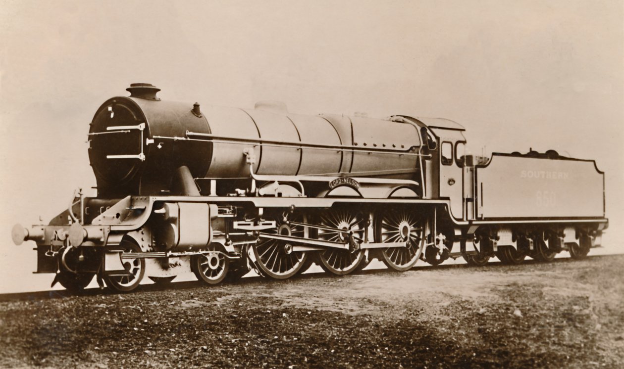 S.R. Lord Nelson Express lokomotiv, c1930. av Unbekannt