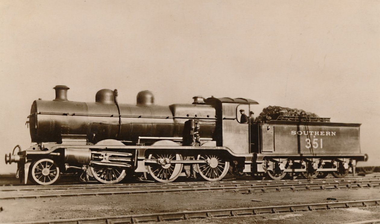S.R. Mogul Typ av blandad trafiklok, tidigt 1900-tal. av Unbekannt