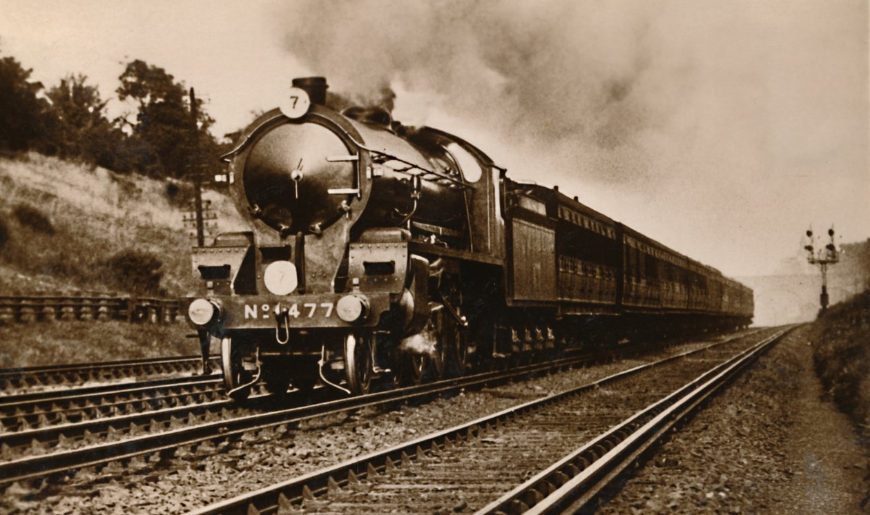 S.R. West of England Express Passing Earlsfield, tidigt 1900-tal. av Unbekannt