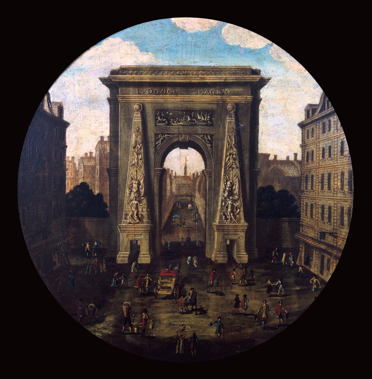 Saint-Denis-porten, Paris, 1600-talet av Unbekannt