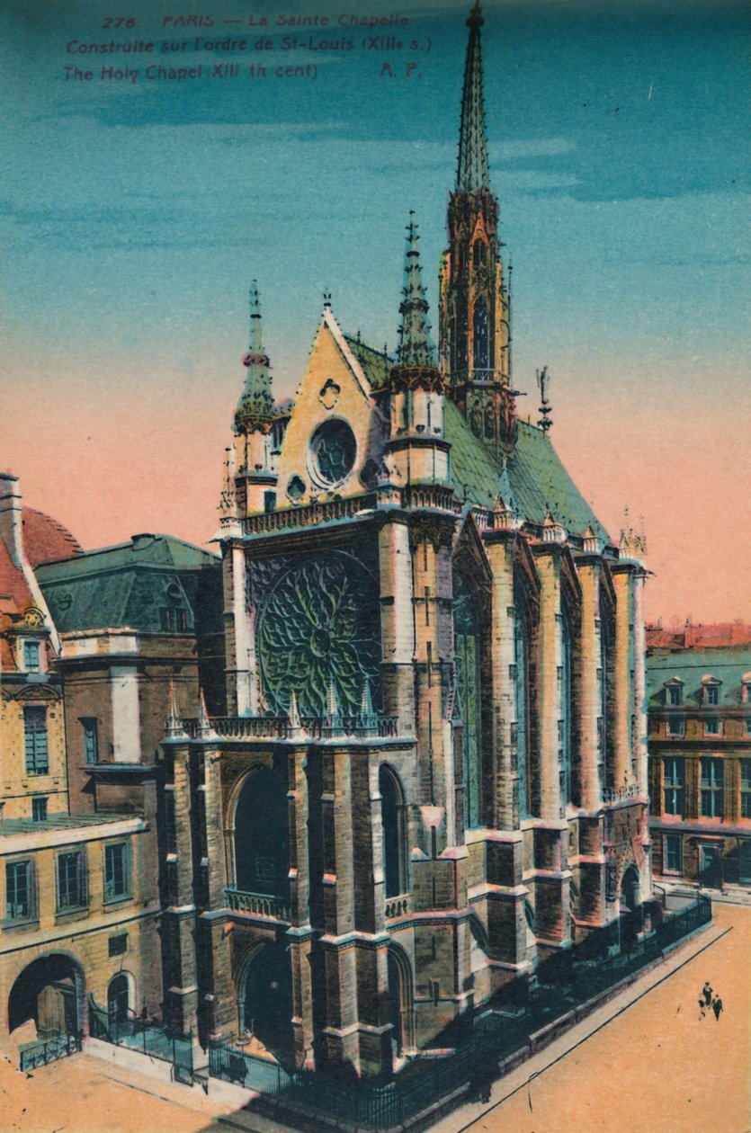 Sainte-Chapelle Holy Chapel, Paris, c1920 av Unbekannt