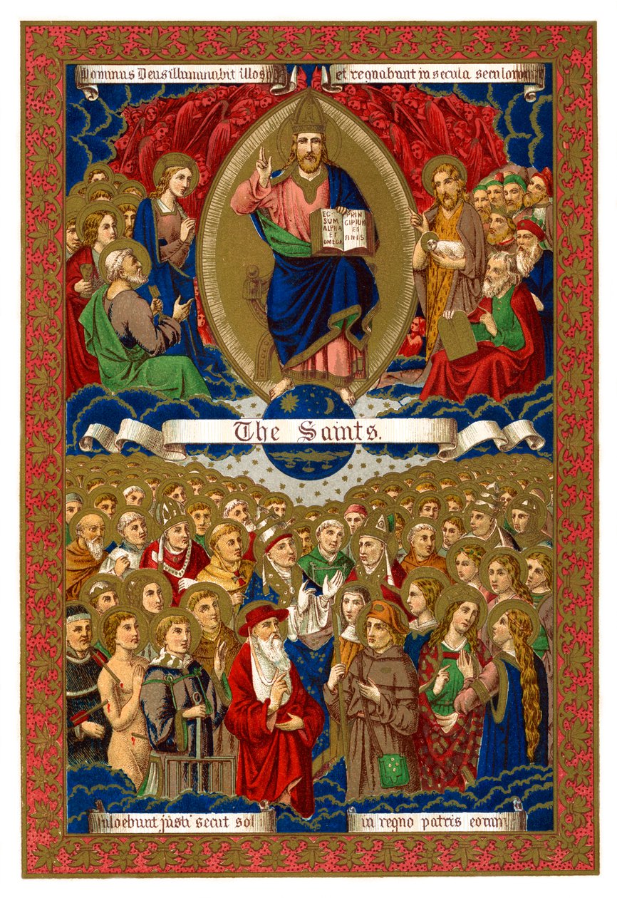 De heliga, 1886 av Unbekannt