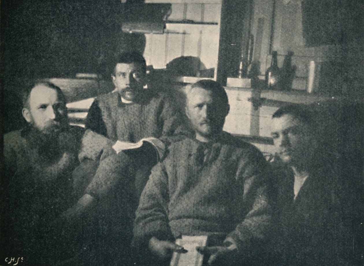 Salongen omvandlades till en läsesal, 1893-1896, 1897 av Unbekannt