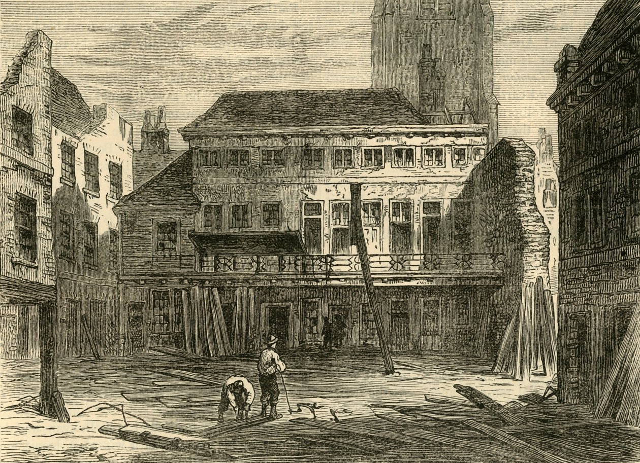 Saracenshuvudet, Snow Hill, c1872. av Unbekannt