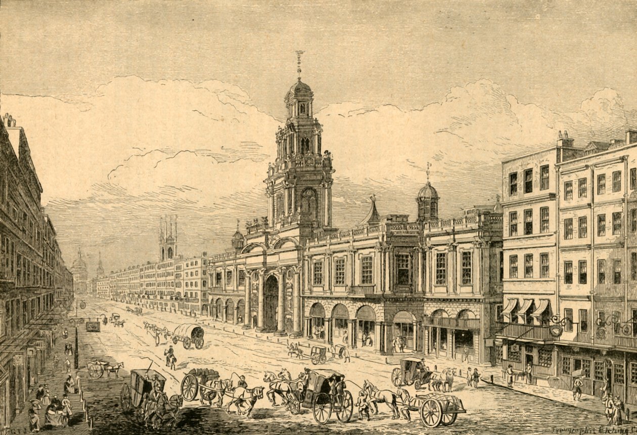The Second Royal Exchange, Cornhill, 1897. av Unbekannt