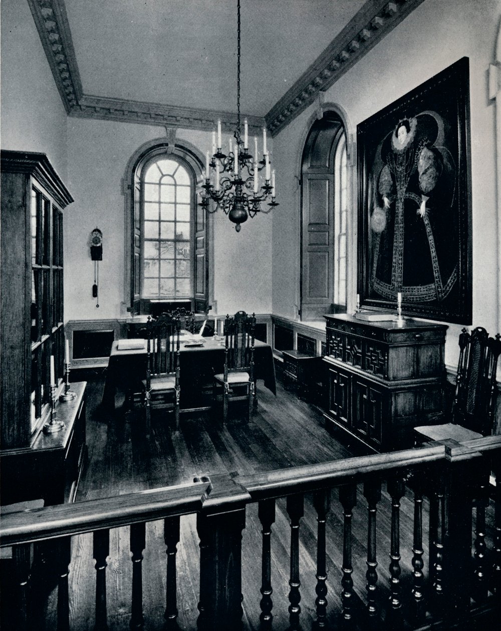 Sekreterarkontoret vid Capitolium, i flygeln ägnat åt allmän domstol och råd, c1938 av Unbekannt
