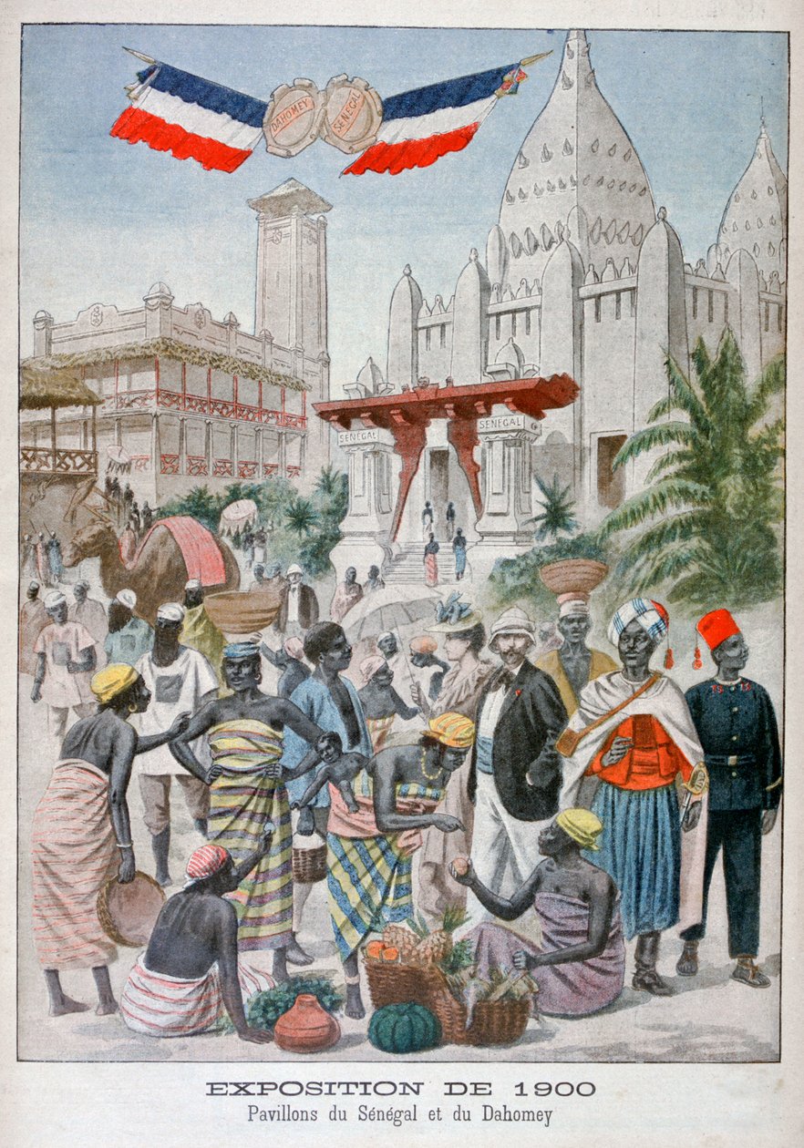 Sengalise-paviljongen vid världsutställningen 1900, Paris, 1900 av Unbekannt