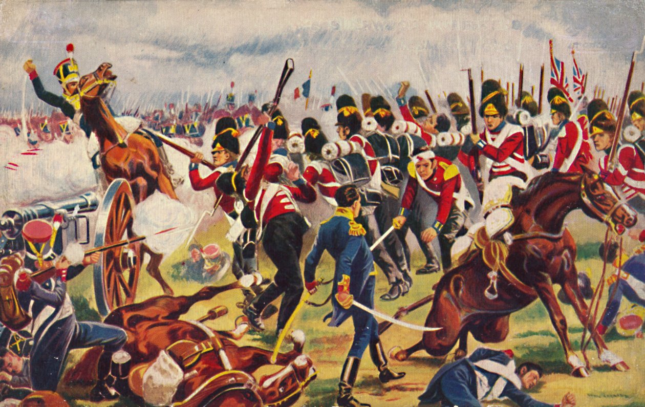 Sherwood Foresters. The Advance of The Sherwood Foresters at Salamanca, 1812, 1939. av Unbekannt