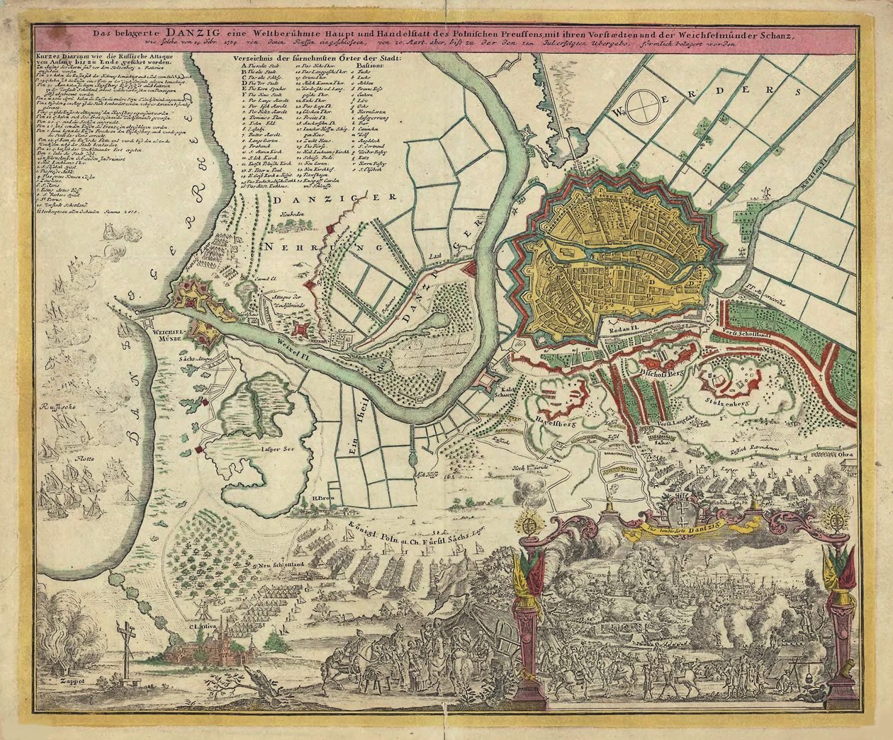 Belägringen av Danzig, 1734, 1730-talet av Unbekannt