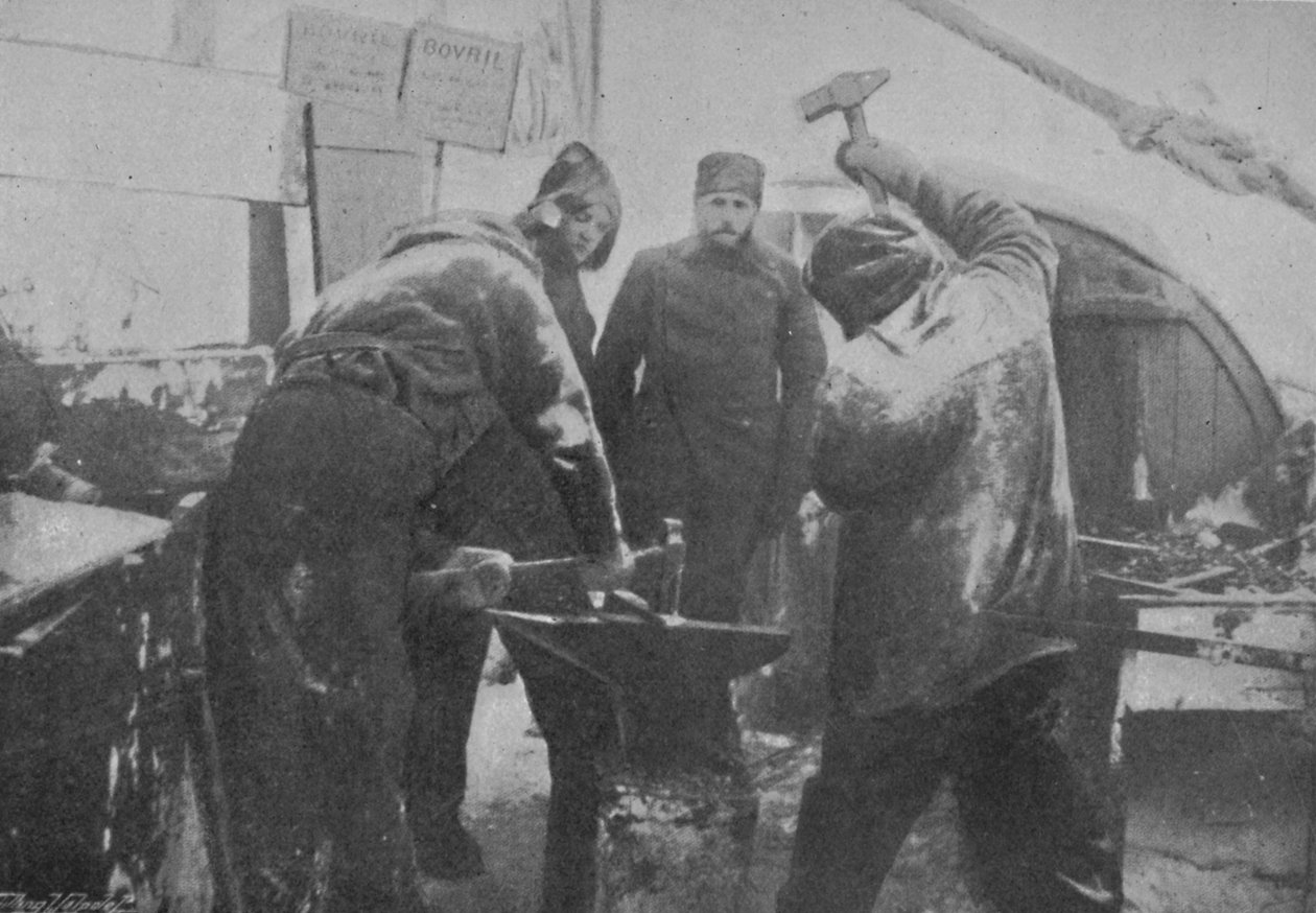 Smedjan ombord på Fram, 1897 av Unbekannt