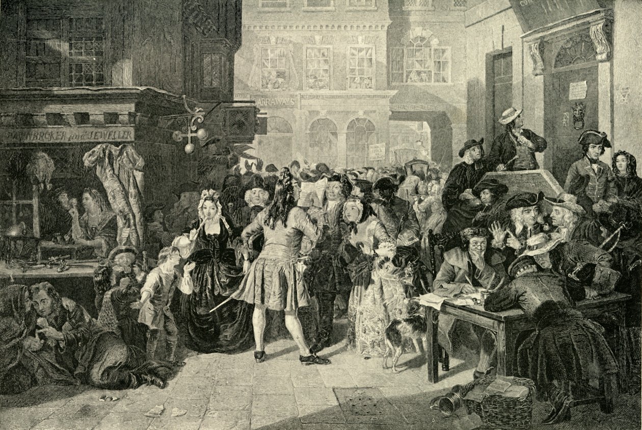 Söderhavsbubblan, 1720, 1925. av Unbekannt