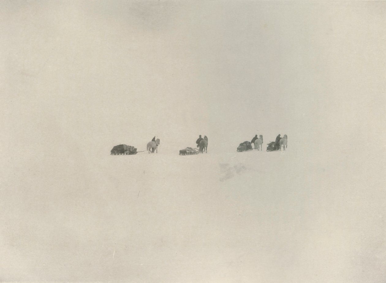 Southern Party Marching into the White Unknown, 1908, 1909. av Unbekannt