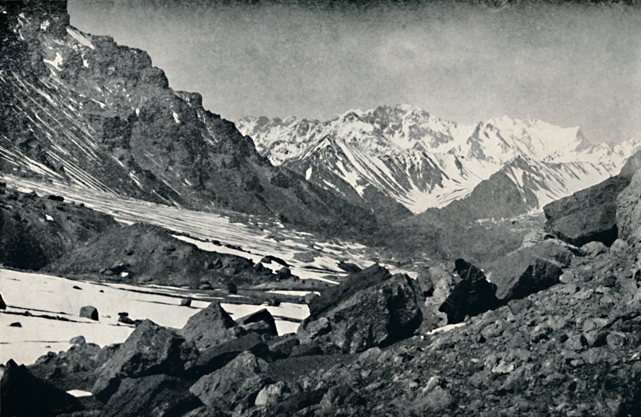 Aconcaguas södra stup, 1911 av Unbekannt