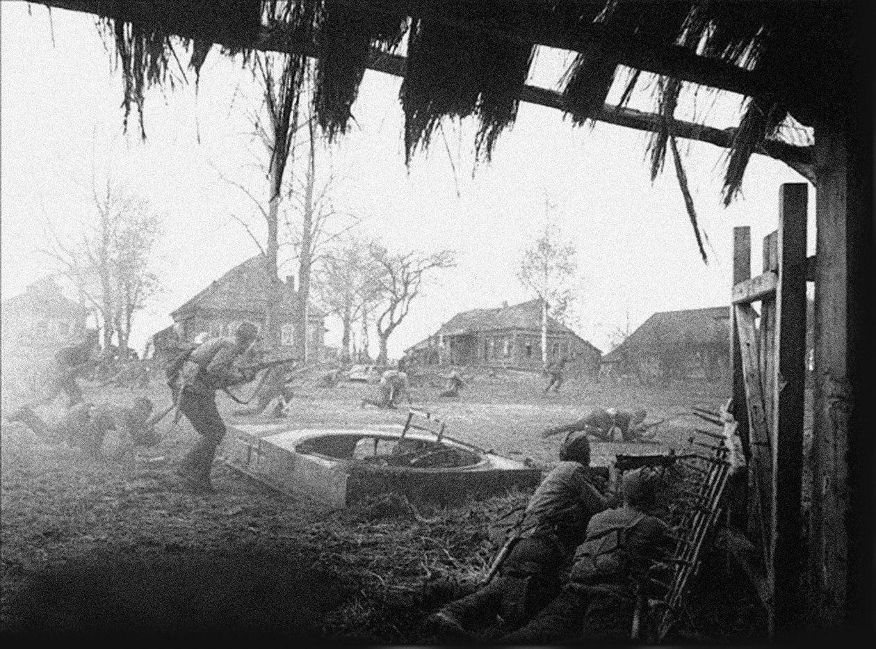 Den sovjetiska armén går till motangrepp. Slutet av oktober 1941. Tarutino, Kaluga-regionen av Unbekannt