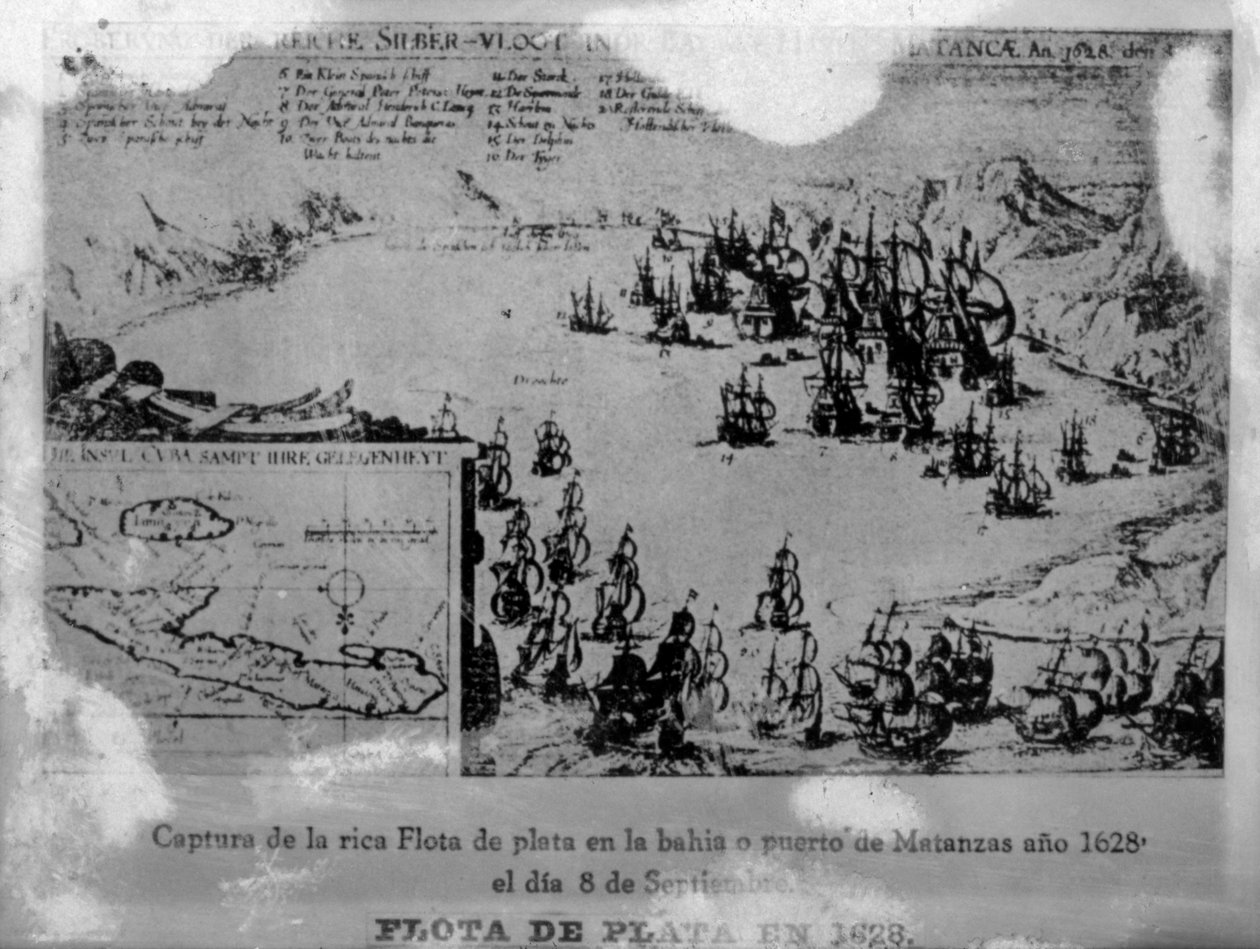 Den spanska silverflottan, 1628, 1920-talet av Unbekannt