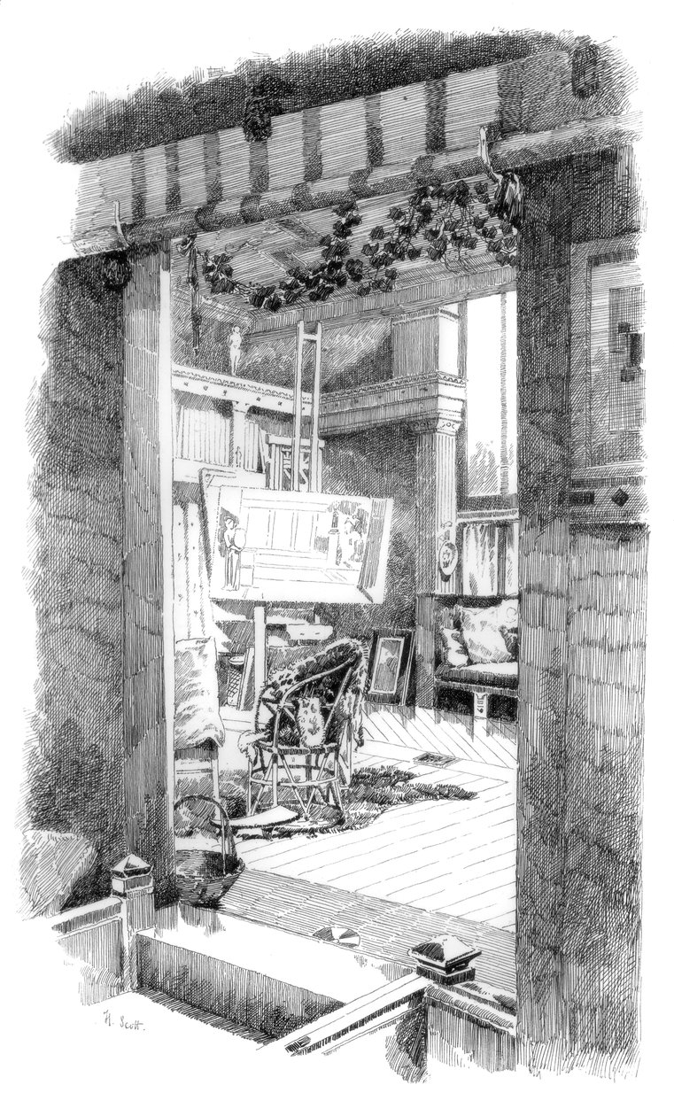 Studion, c1880-1882 av Unbekannt