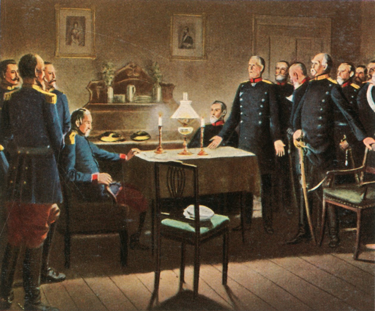 Överlämnandet på Sedan slott, 2 september 1870, 1936. av Unbekannt
