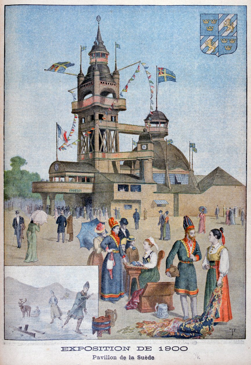 Den svenska paviljongen vid världsutställningen 1900, Paris 1900 av Unbekannt