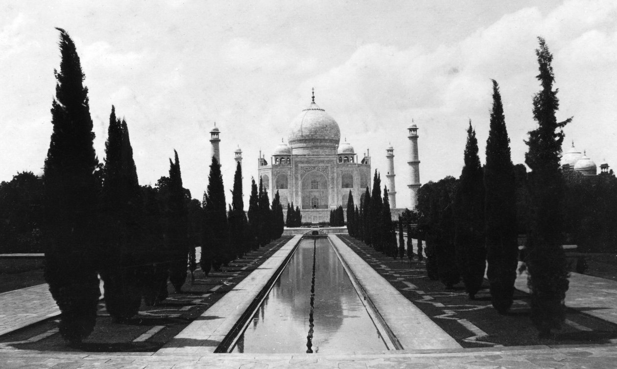 Taj Mahal, Agra, Indien, 1916–1917 av Unbekannt