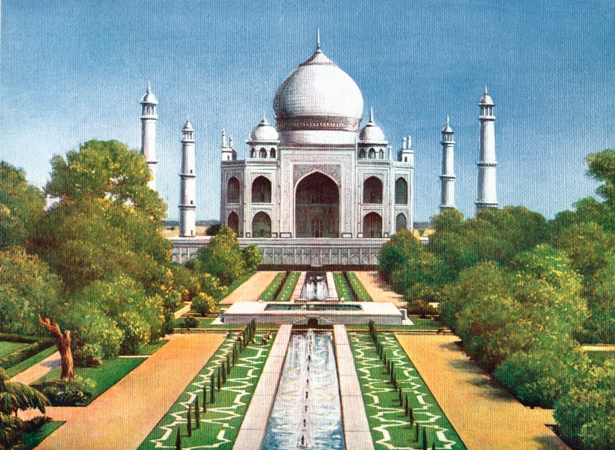 Taj Mahal, Agra, Indien, tidigt 1900-tal av Unbekannt