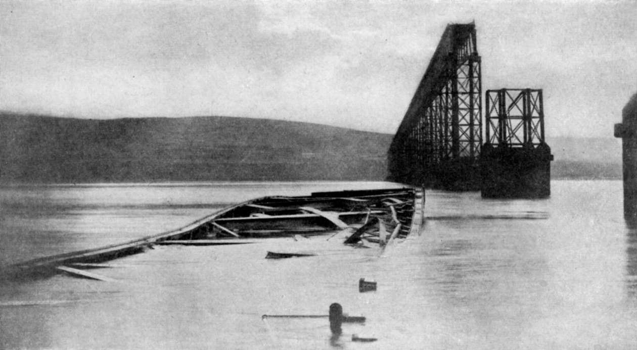 Tay Bridge-katastrofen, Skottland, 28 december 1879 1951 av Unbekannt