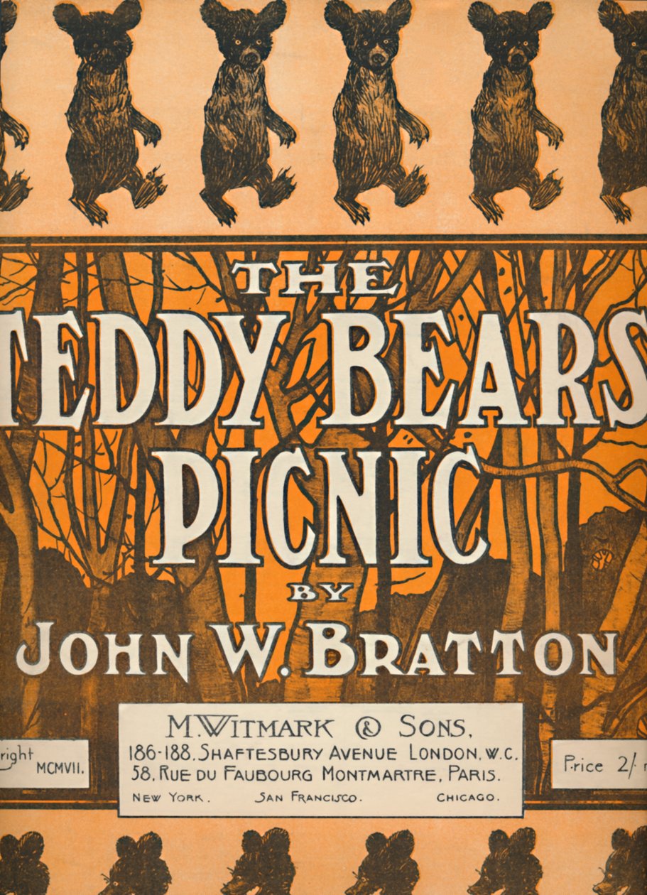 Teddy Bears picknick, 1907. av Unbekannt