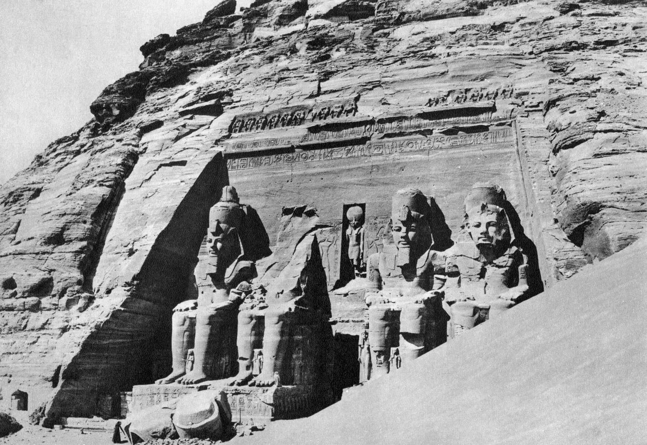 Abu Simbels tempel, Egypten, 1936 av Unbekannt