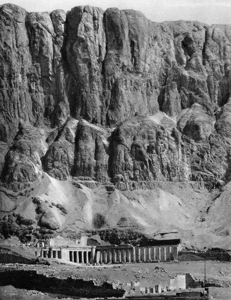 Templet i Deir-El-Bahari, Egypten, 1936 av Unbekannt