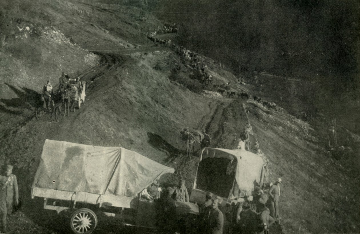 The Terrible Retreat from Serbien, 1919. av Unbekannt