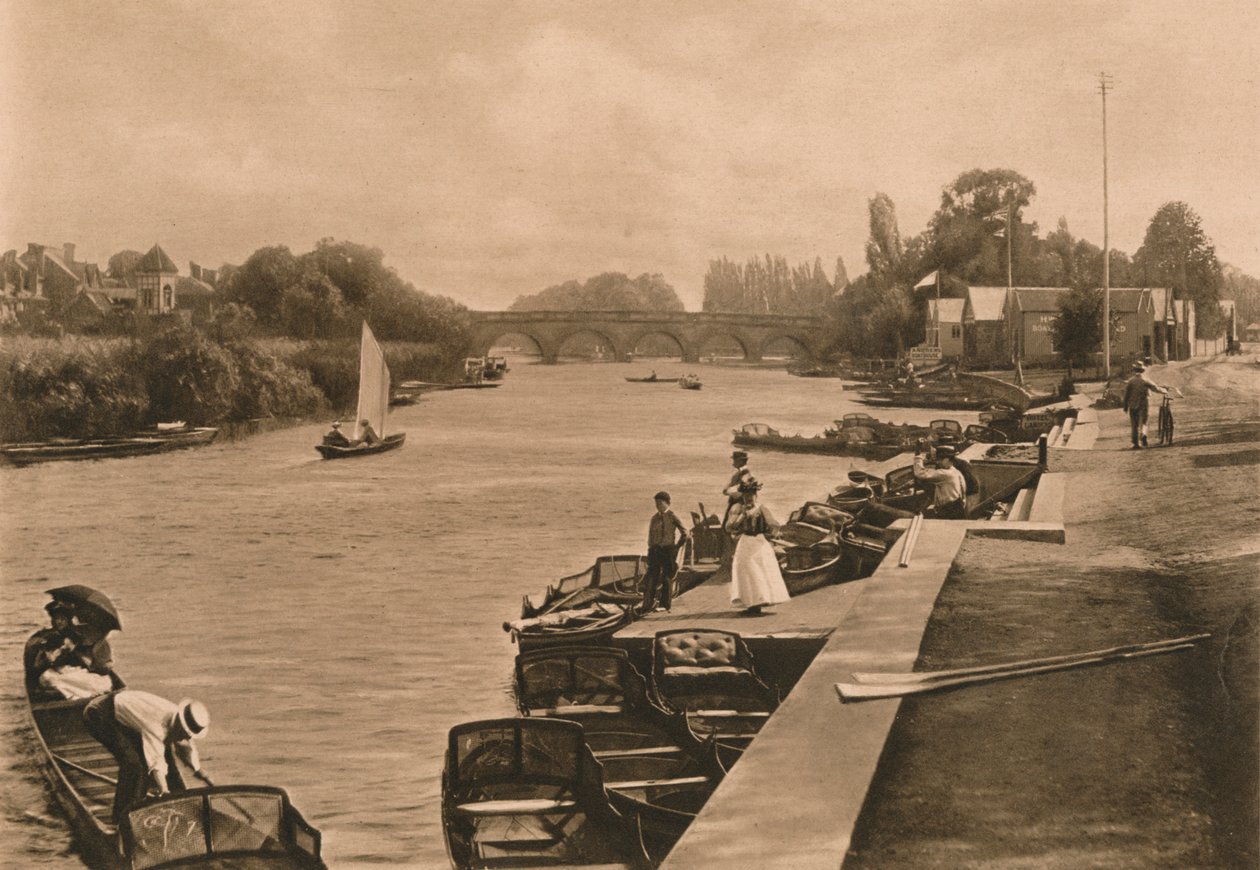 Themsen vid Maidenhead, 1902 av Unbekannt