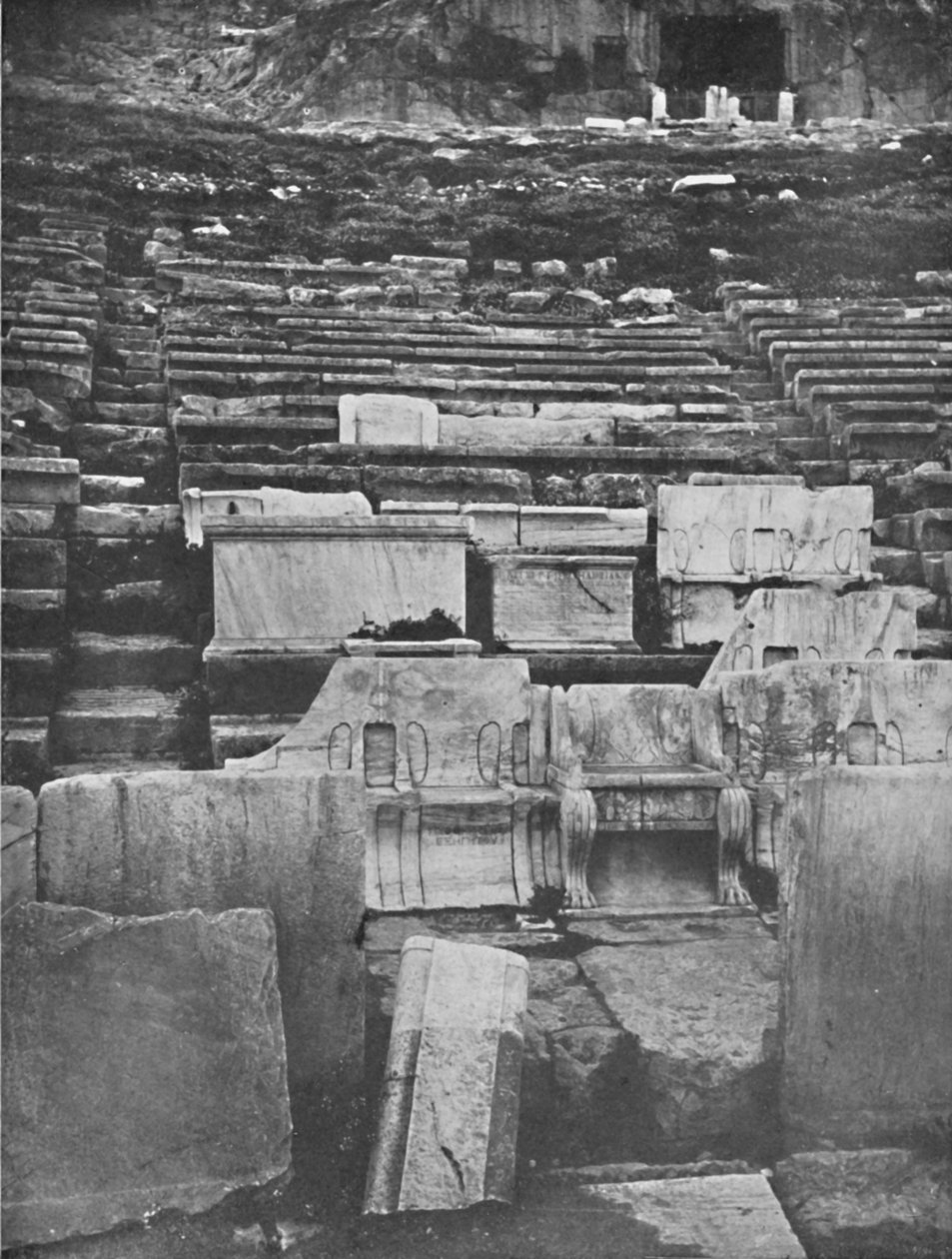 Dionysos teater, Aten, 1913 av Unbekannt