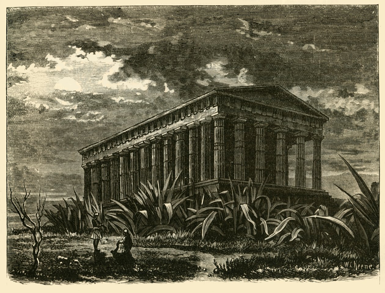 Theseum i Aten, 1890. av Unbekannt