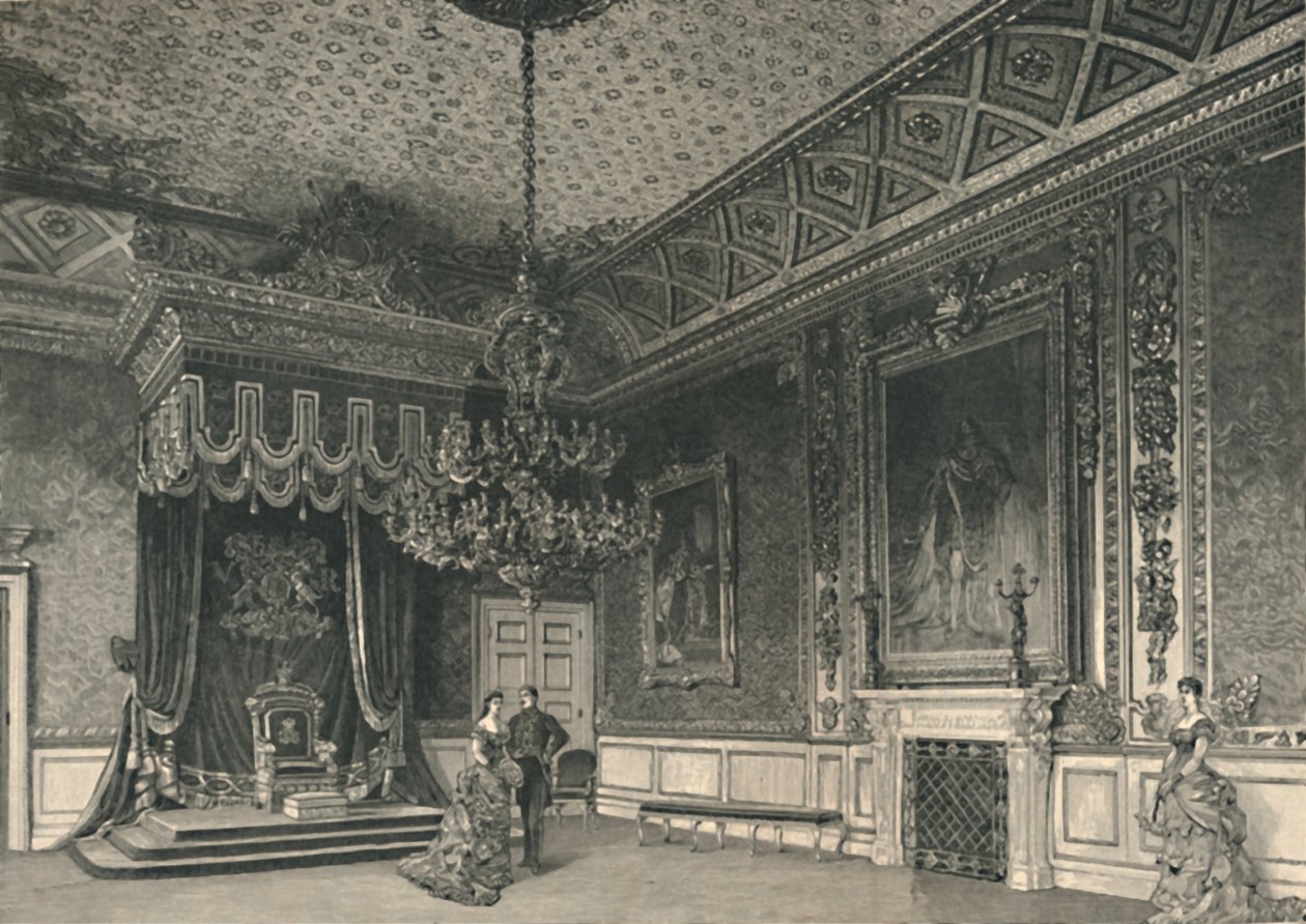 Tronrummet, 1886 av Unbekannt