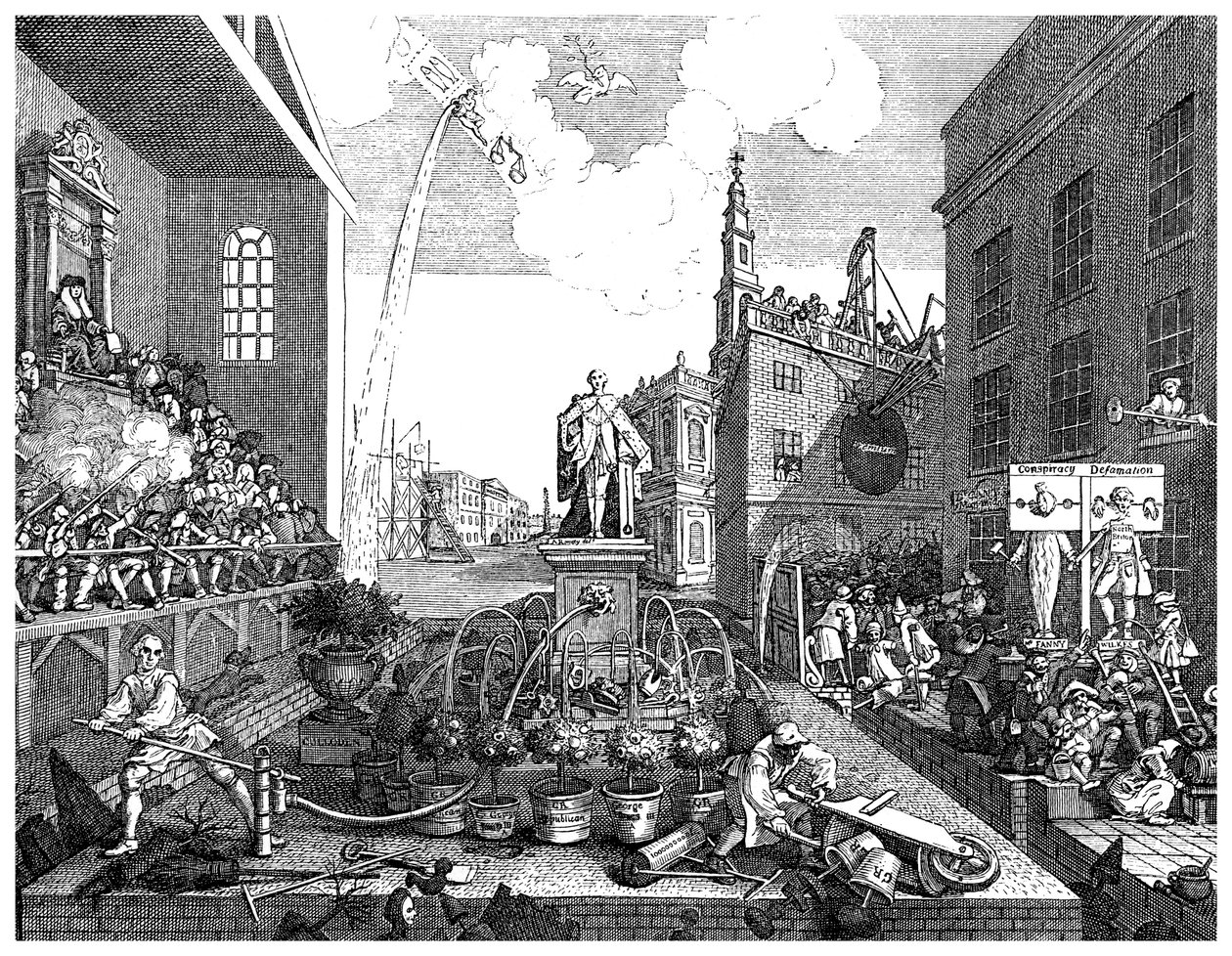 The Times, tavla II, c1762 1895 av Unbekannt