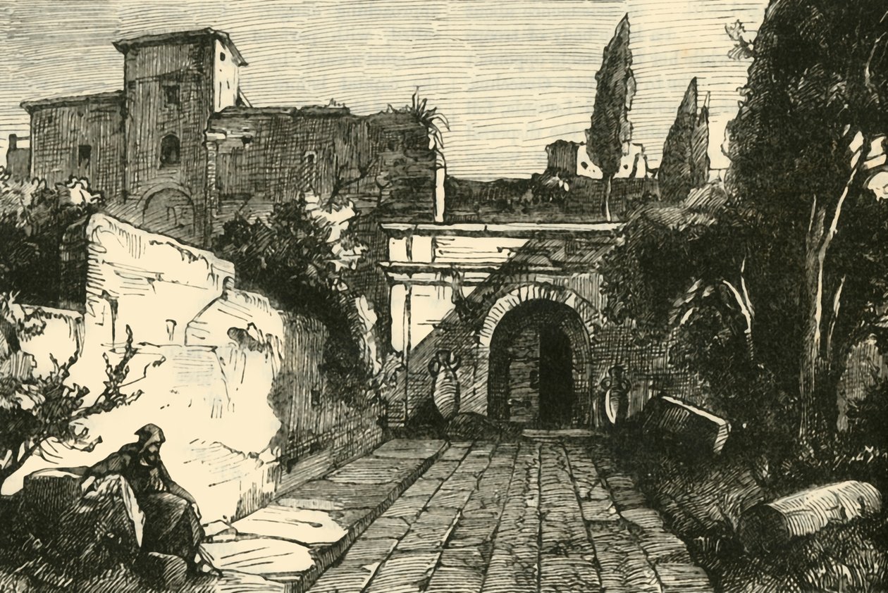 Scipios grav i Rom, 1890. av Unbekannt