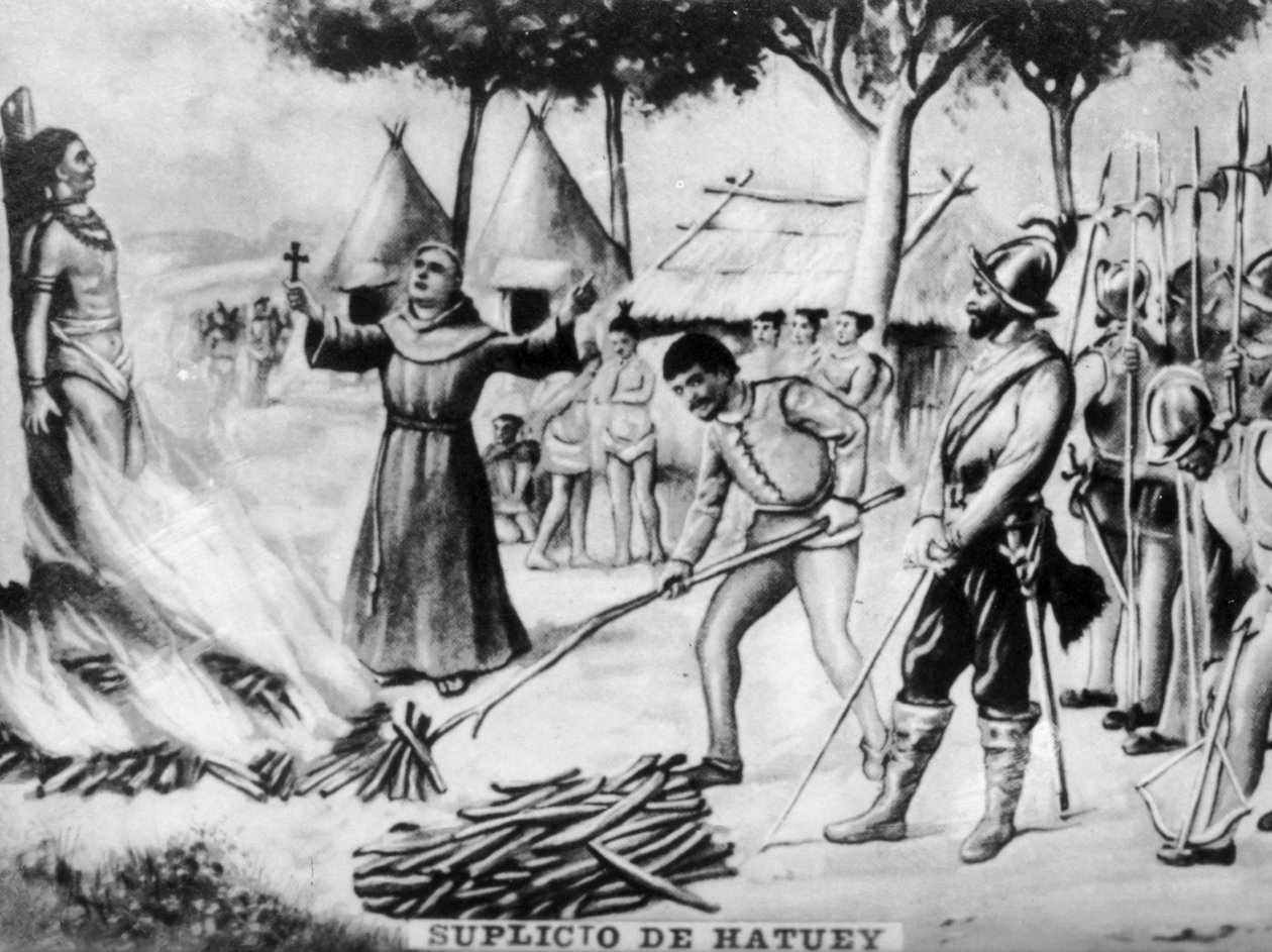 The Torment of Hatuey, 1500-talet, 1920-talet av Unbekannt