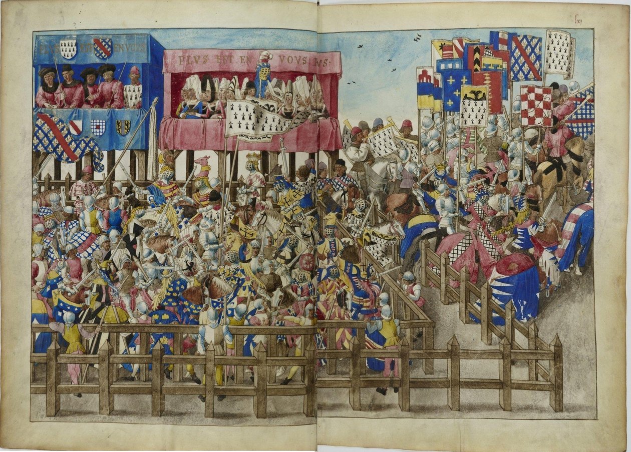 The Tournament Book of René dAnjou, ca 1447 av Unbekannt