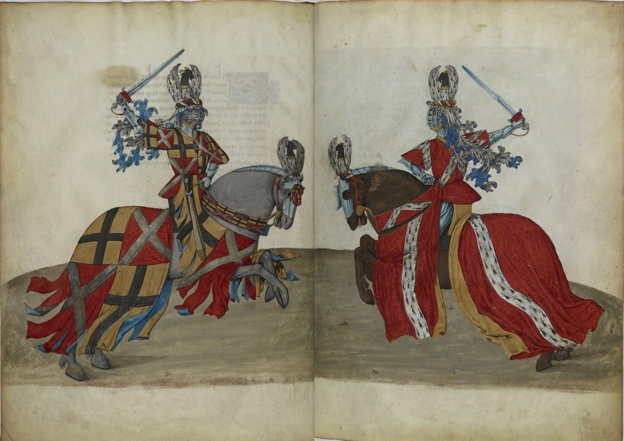 The Tournament Book of René dAnjou, ca 1447 av Unbekannt