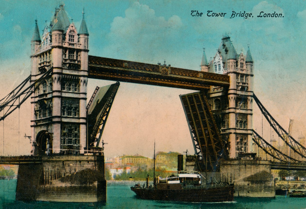 Tower Bridge, 1915, c1900-1930 av Unbekannt