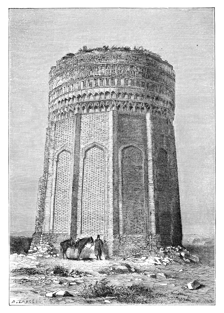 Tornet i Meimandan, Persien, Iran, 1895 av Unbekannt