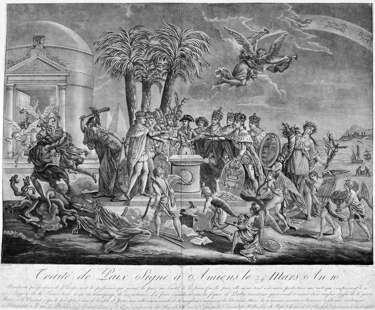 Amiensfördraget, 25 mars 1802, 1800-talet av Unbekannt