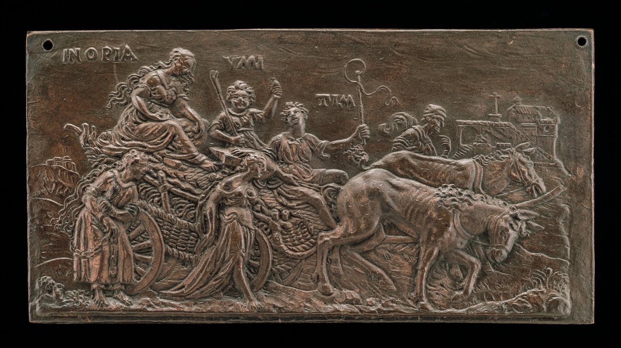 Fattigdomens triumf, ca. 1600. av Unbekannt