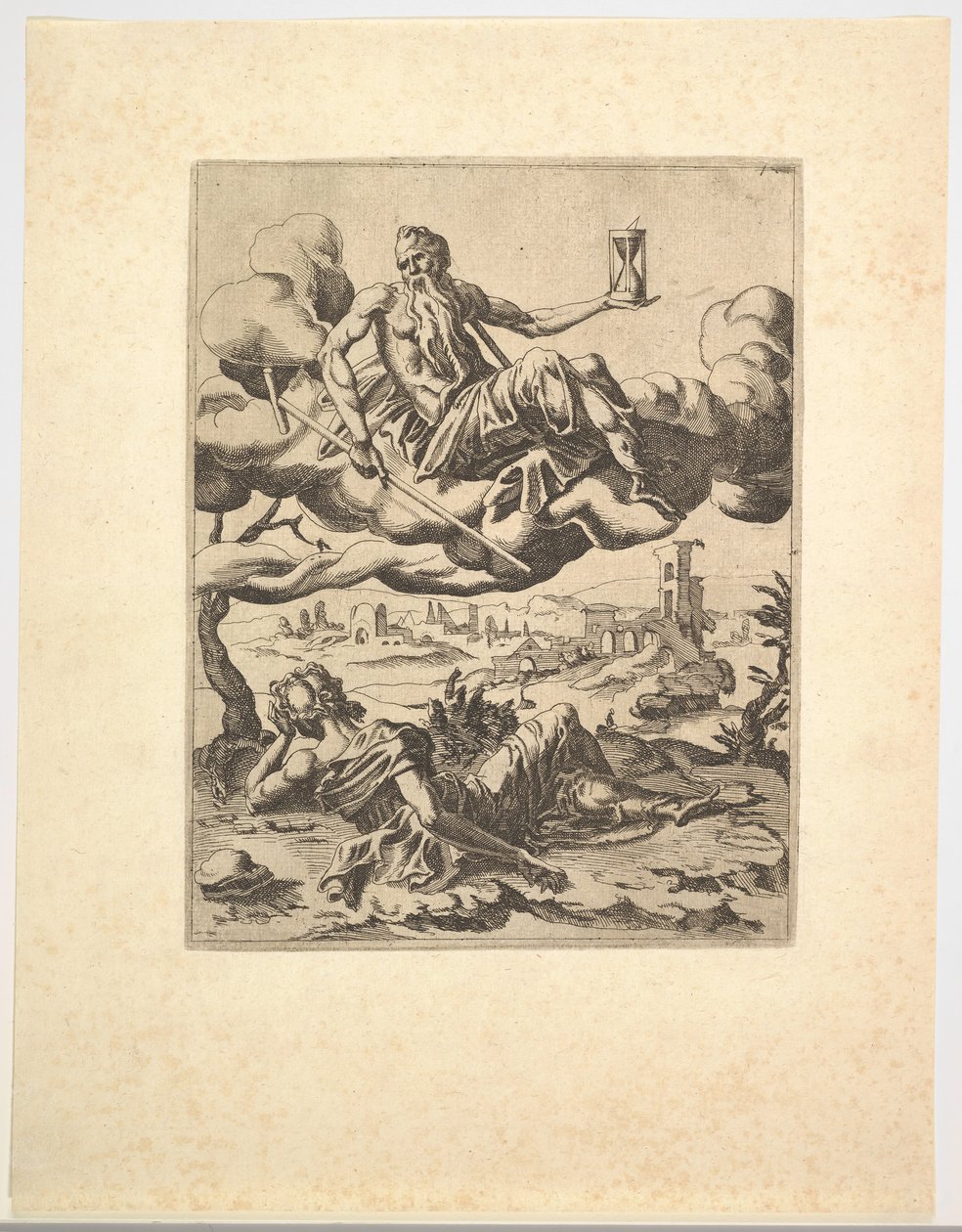 The Triumph of Time från The Triumphs of Petrarch, ca. 1548-49. av Unbekannt