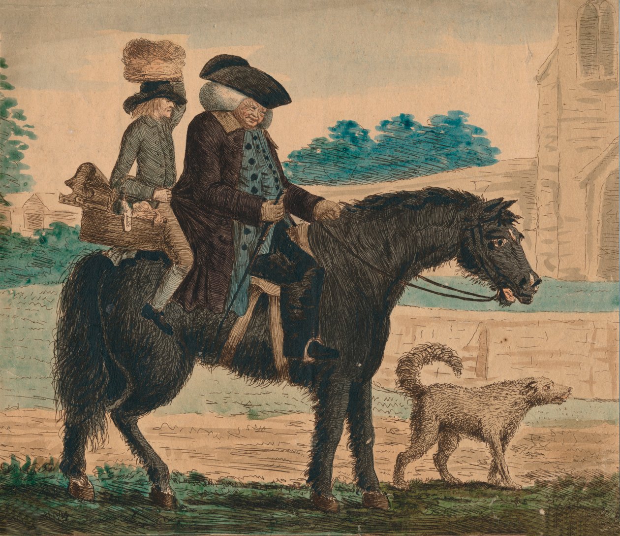 Den triumferande ingången av en Peck-limpa till Grandchester, c1787. av Unbekannt