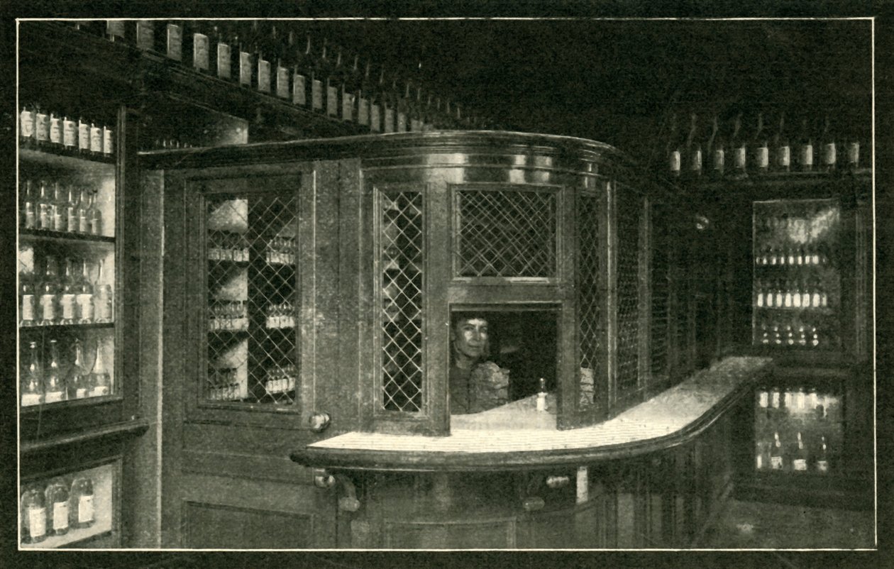 The Tsars Public House är på inget sätt en attraktiv lounge, 1901. av Unbekannt